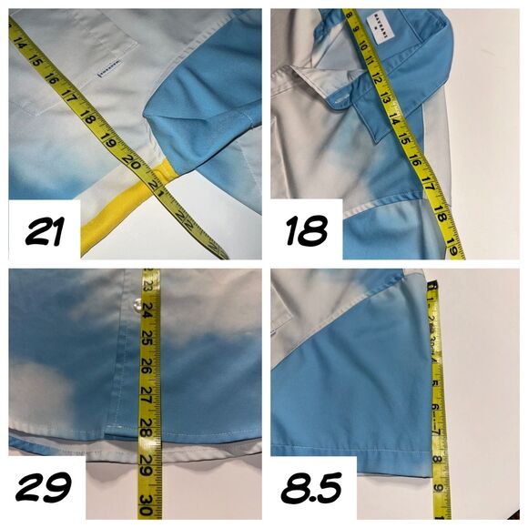 Mavrans Clouds Weedend Shirt - Limited Edition Print - Rare - Discontinued - Picture 8 of 9